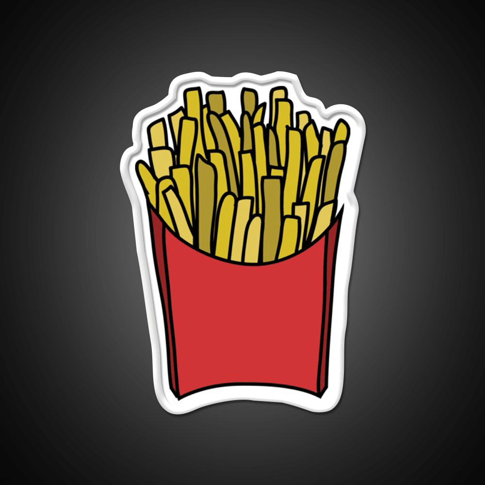 My Fries Snack Food Led Neon Sign Rgb Color - Shineneon