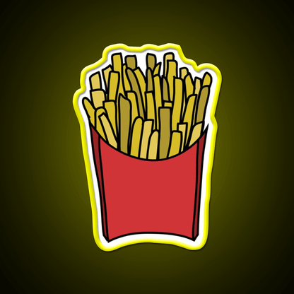 My Fries Snack Food Led Neon Sign Rgb Color - Shineneon