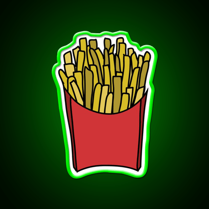 My Fries Snack Food Led Neon Sign Rgb Color - Shineneon