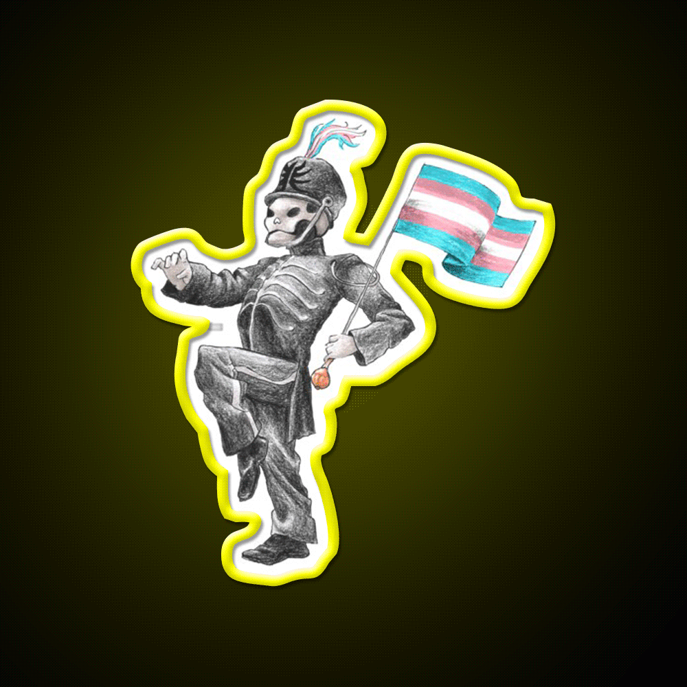 My Gay Romance The Pride Parade Welcome Led Neon Sign Open Sign Rgb Color - Custom LED neon sign front view