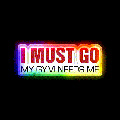 My Gym Needs Me Gym Fitness Led Neon Sign Rgb Color