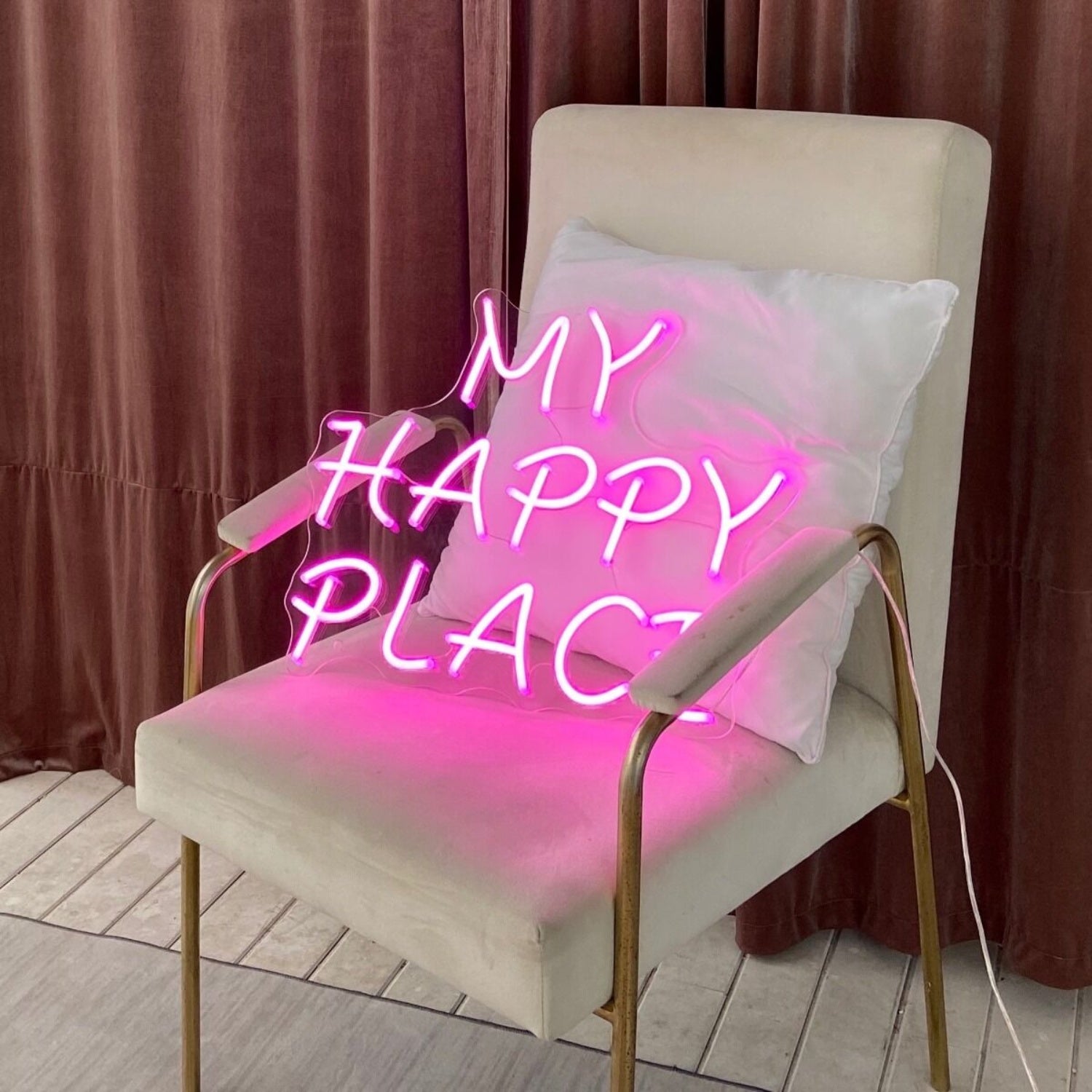My Happy Place Led Neon Sign | Shineneon