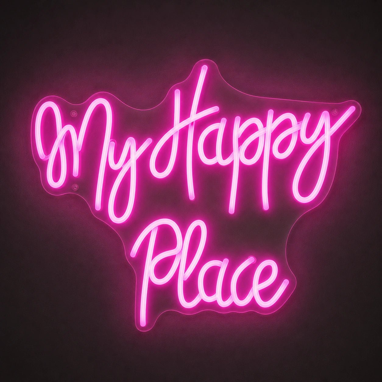 My Happy Place LED Neon Sign Man Cave Neon Sign - Shineneon