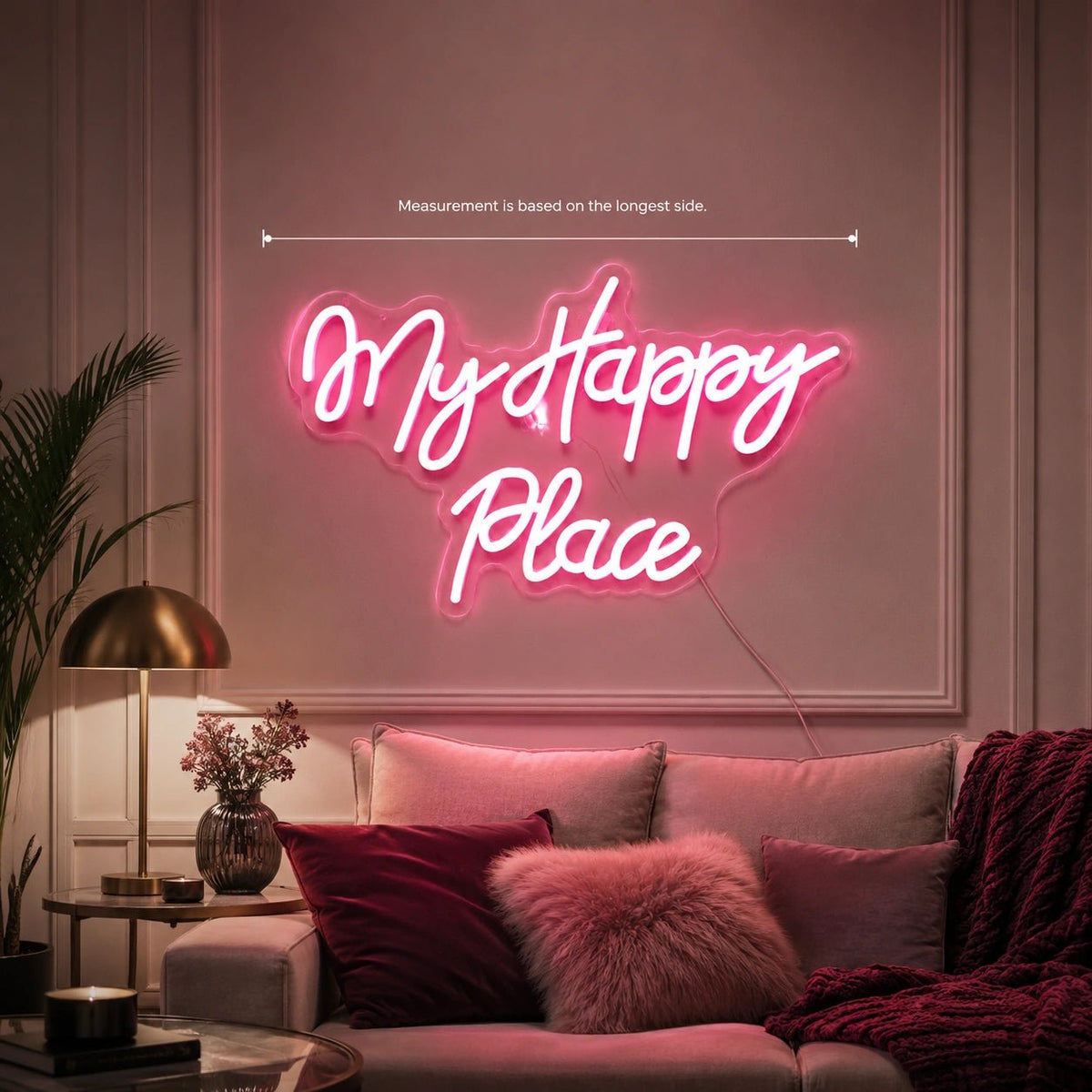 My Happy Place Man Cave LED Neon Sign - Shineneon