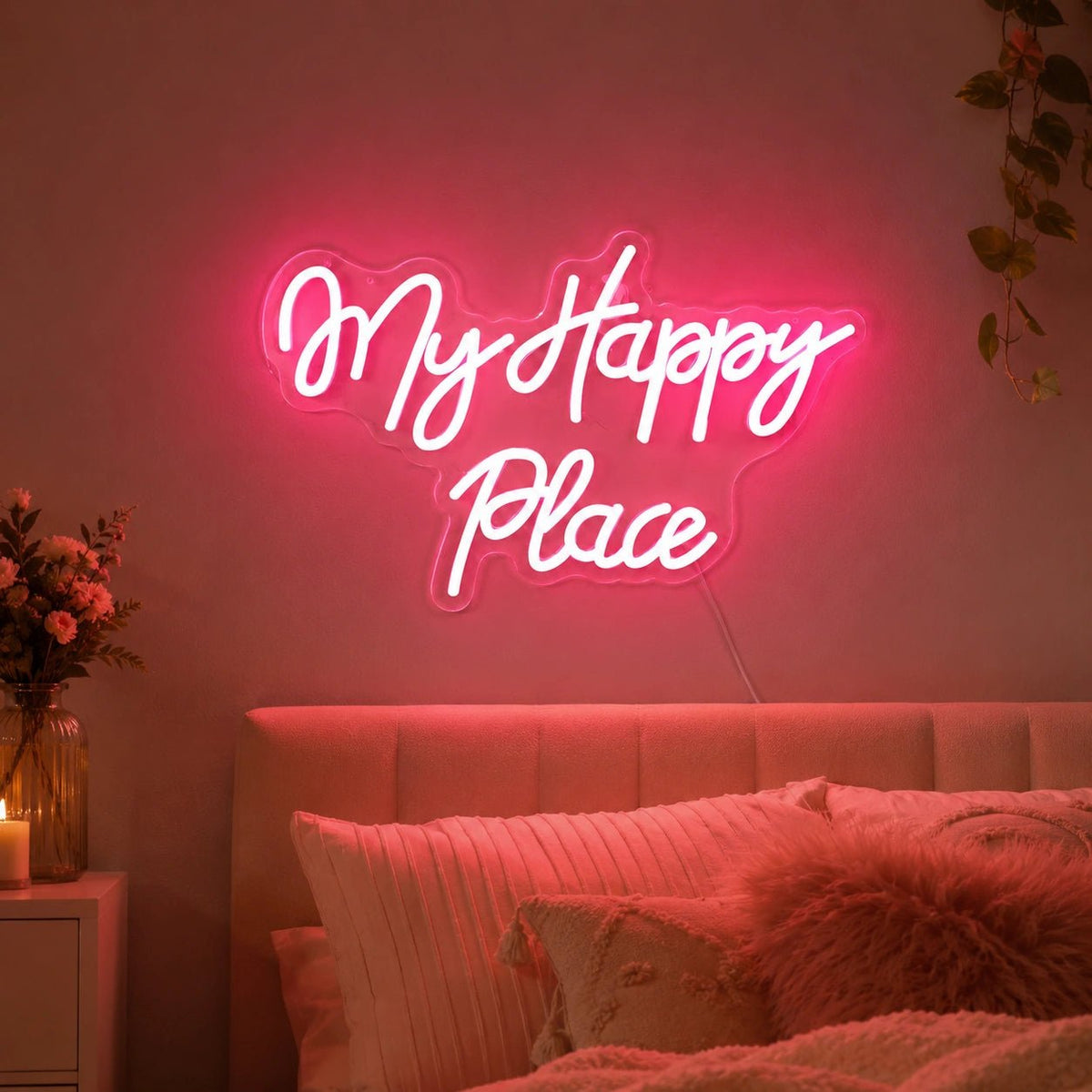 My Happy Place Man Cave LED Neon Sign - Shineneon