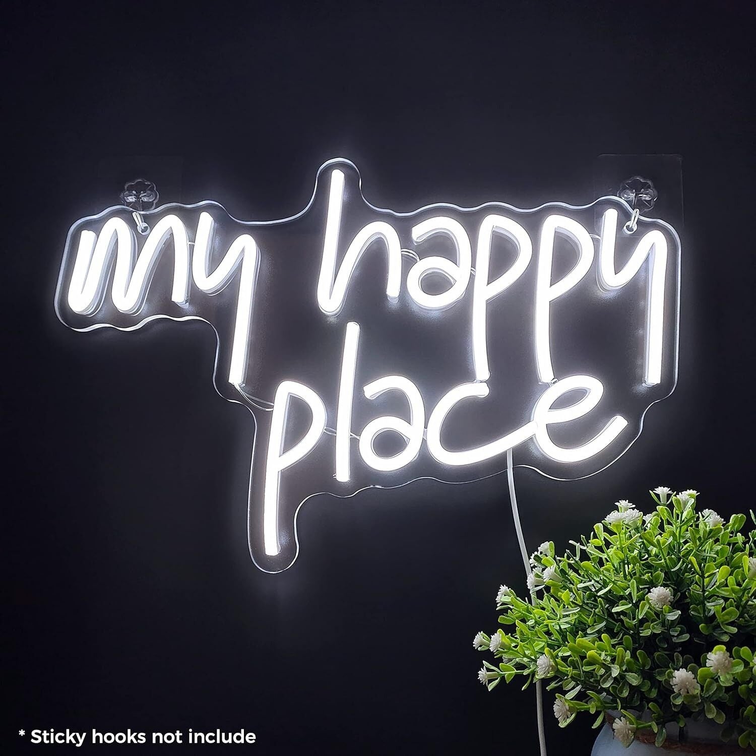 My Happy Place Multicolor Bedroom Led Neon Sign Cozy Vibes | Shineneon