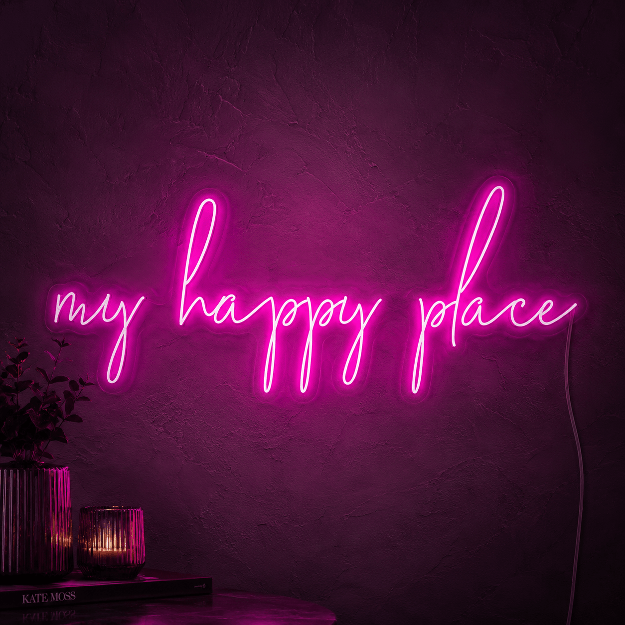My Happy Place Room Decor LED Neon Sign - Shineneon