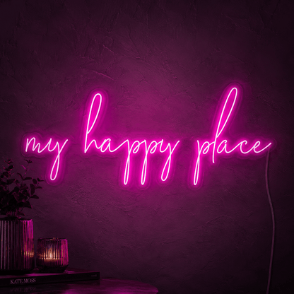 My Happy Place Room Decor LED Neon Sign - Shineneon