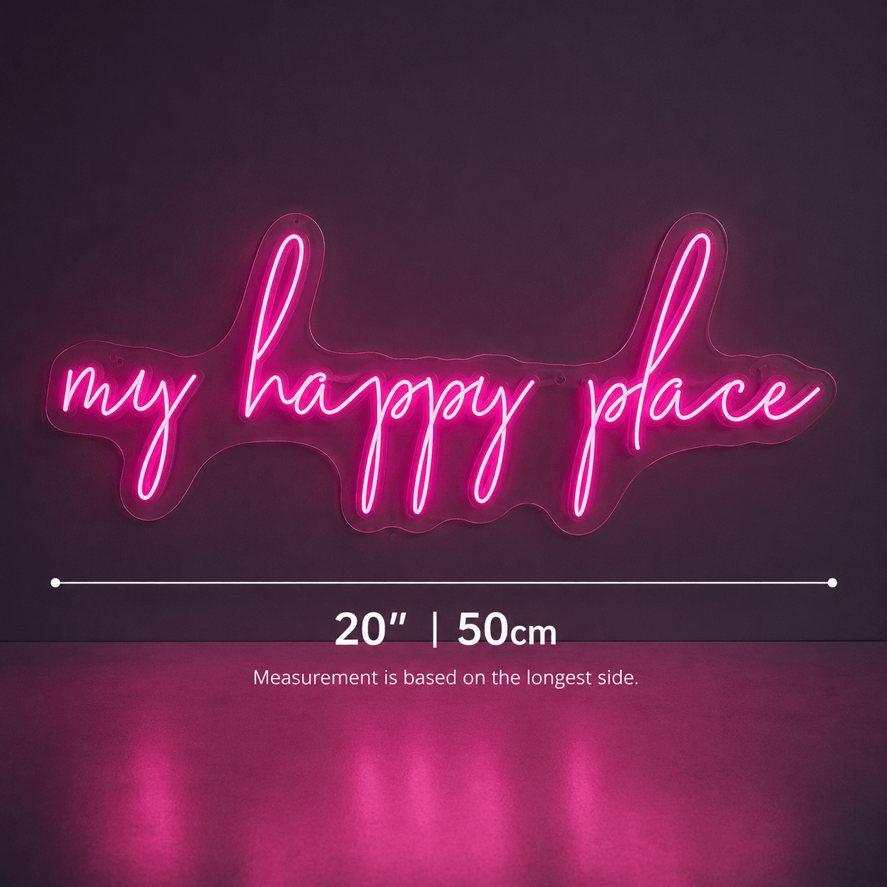 My Happy Place Room Decor LED Neon Sign - Shineneon