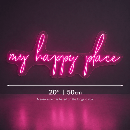 My Happy Place Room Decor LED Neon Sign - Shineneon