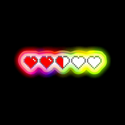 My Health Level Man Cave Bar Led Neon Sign Rgb Color - LED neon sign close-up detail
