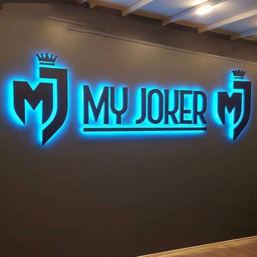 My Joker 3D Backlit Letters Business Metal Led Sign - Shineneon