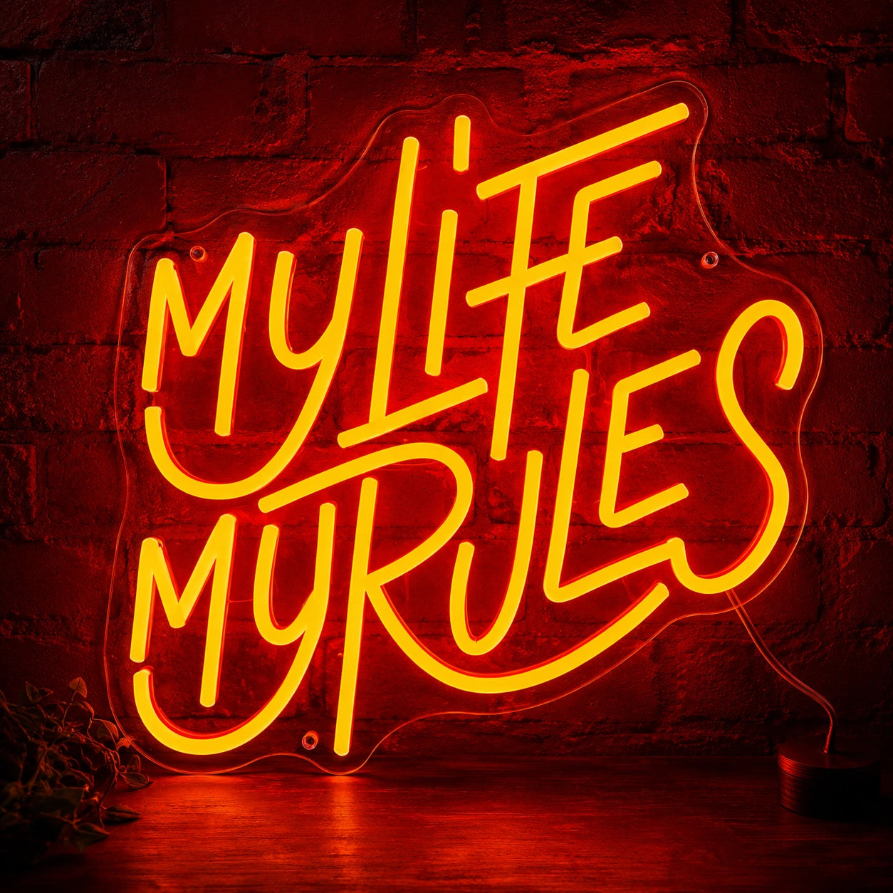 My Life My Rules LED Neon Sign high-converting product image