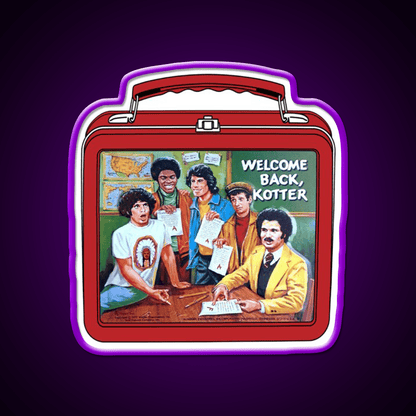 My Lunchbox Welcome Back Kotter Welcome Led Neon Sign Open Sign Rgb Color - Shineneon