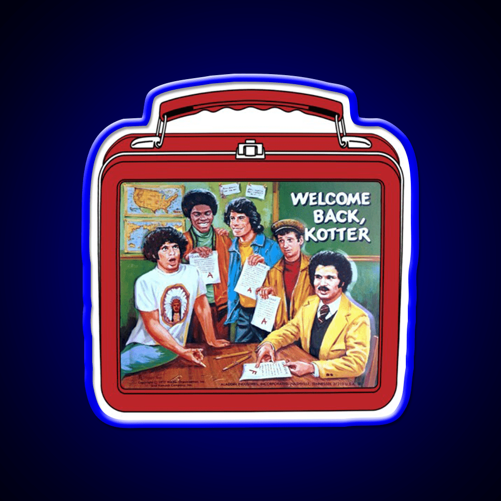 My Lunchbox Welcome Back Kotter Welcome Led Neon Sign Open Sign Rgb Color - Shineneon