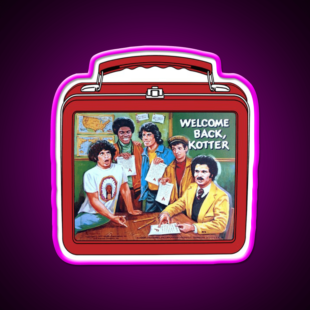 My Lunchbox Welcome Back Kotter Welcome Led Neon Sign Open Sign Rgb Color - Shineneon