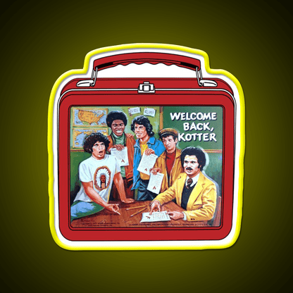 My Lunchbox Welcome Back Kotter Welcome Led Neon Sign Open Sign Rgb Color - Shineneon