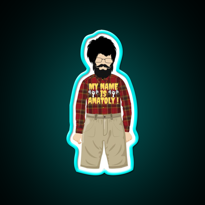 My Name Is Anatoly Strong Men Sign Gym Fitness Led Neon Sign Rgb Color