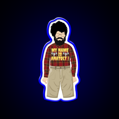 My Name Is Anatoly Strong Men Sign Gym Fitness Led Neon Sign Rgb Color