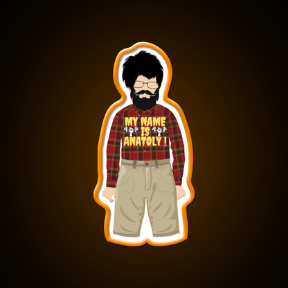 My Name Is Anatoly Strong Men Sign Gym Fitness Led Neon Sign Rgb Color