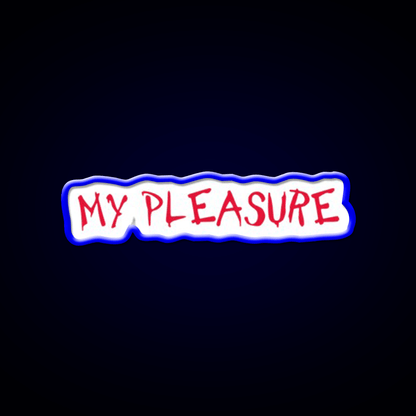 My Pleasure Chick Fil A Fast Food Led Neon Sign For Burger Place Rgb Color - Shineneon