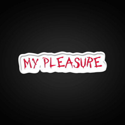 My Pleasure Chick Fil A Fast Food Led Neon Sign For Burger Place Rgb Color - Shineneon