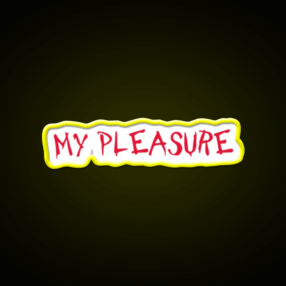 My Pleasure Chick Fil A Fast Food Led Neon Sign For Burger Place Rgb Color - Shineneon