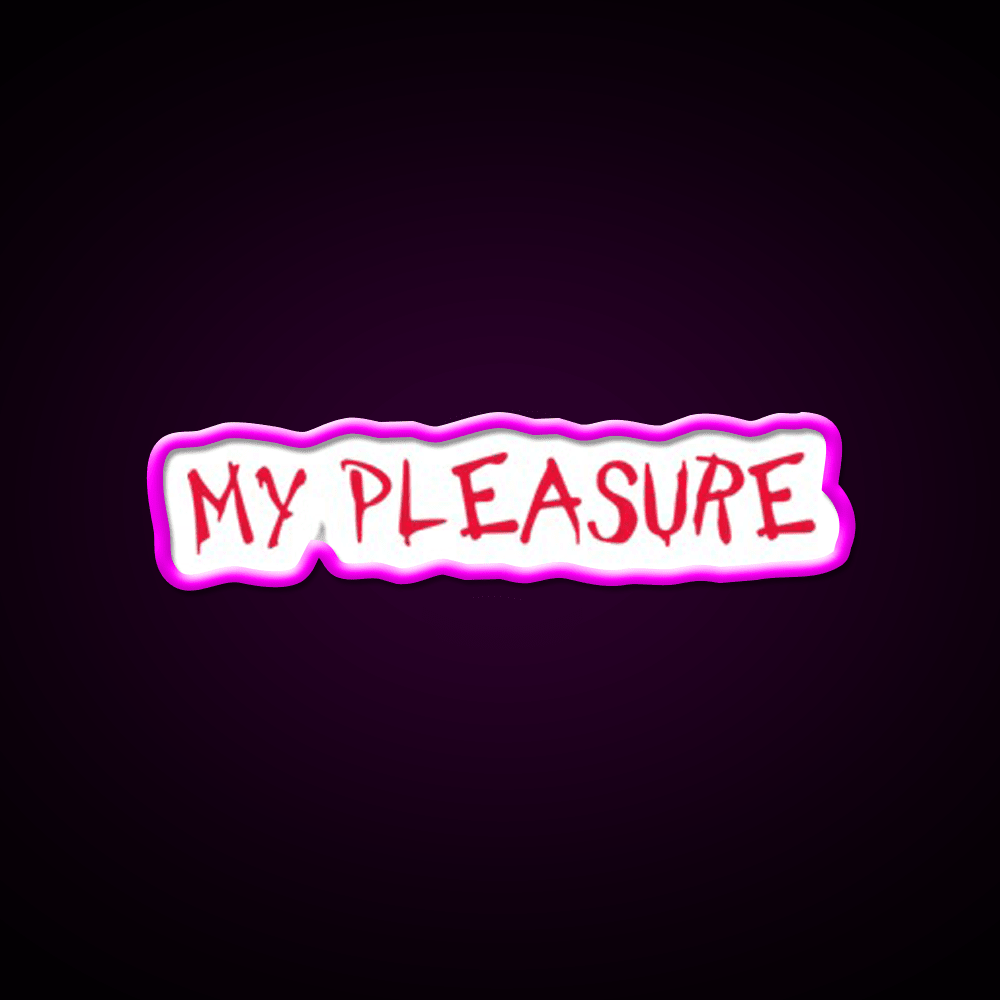 My Pleasure Chick Fil A Fast Food Led Neon Sign For Burger Place Rgb Color - Shineneon