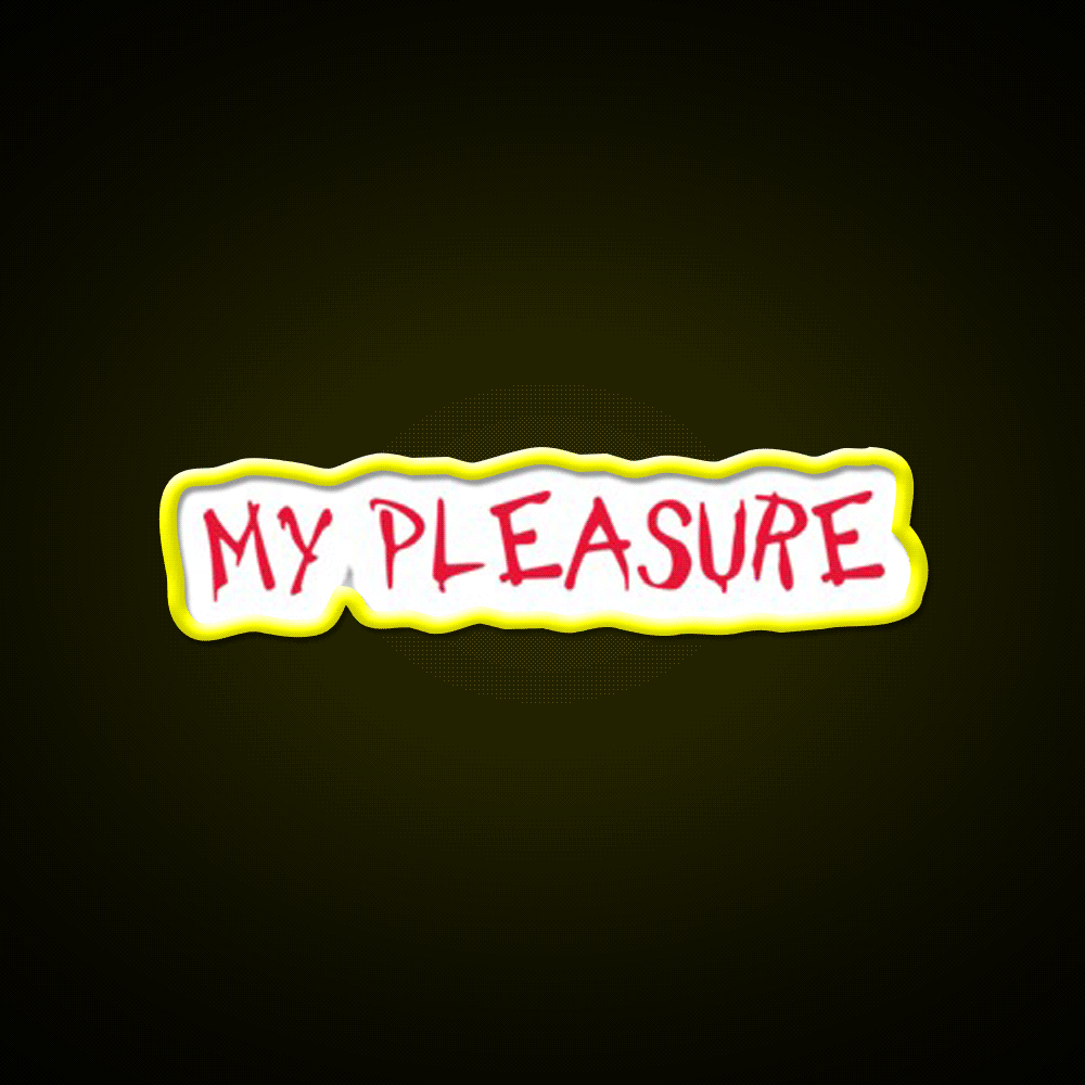 My Pleasure Chick Fil A Fast Food Led Neon Sign For Burger Place Rgb Color - Custom LED neon sign front view