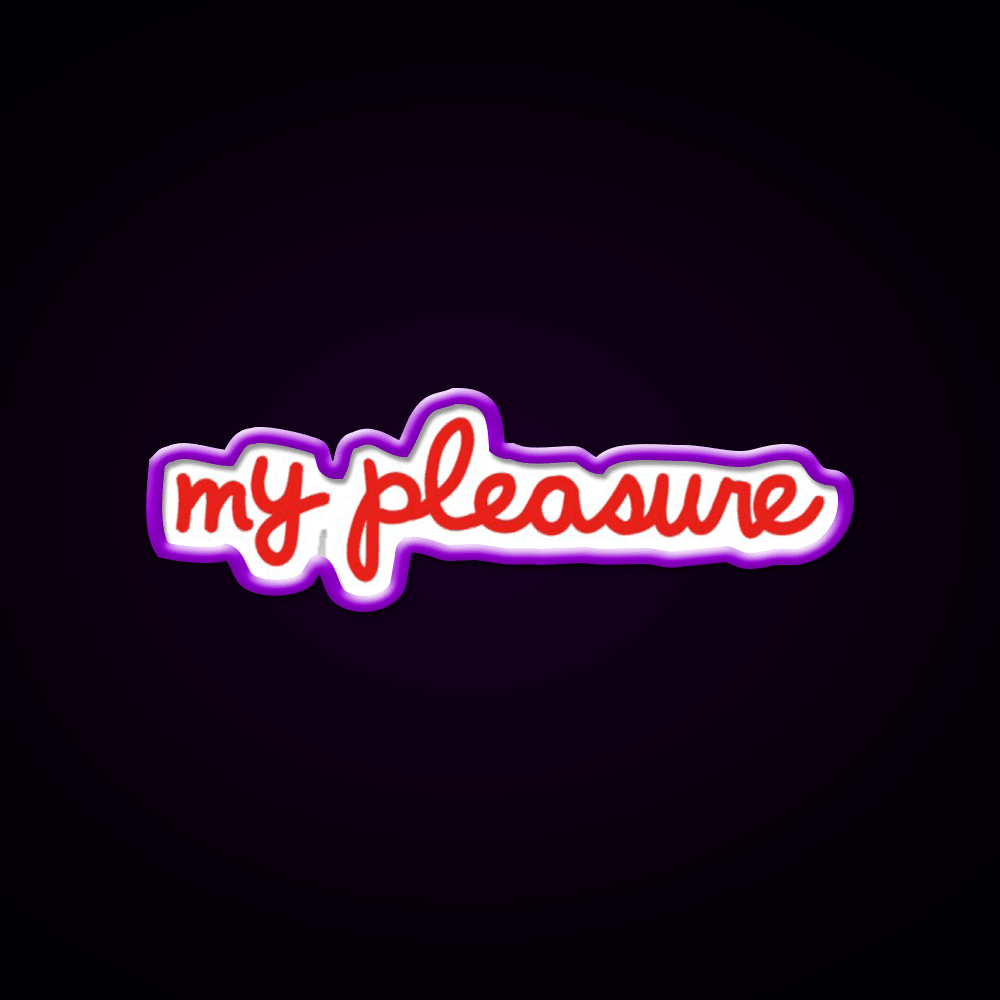 My Pleasure Chick V3 Fast Food Led Neon Sign For Burger Place Rgb Color - Shineneon