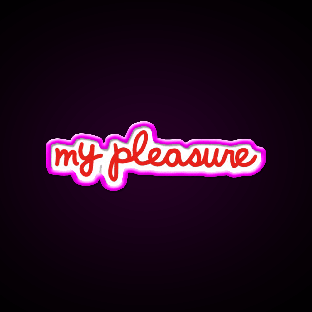 My Pleasure Chick V3 Fast Food Led Neon Sign For Burger Place Rgb Color - Shineneon