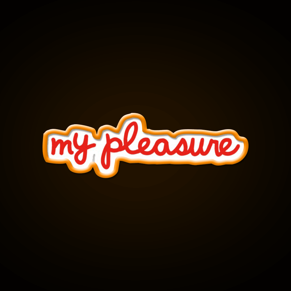 My Pleasure Chick V3 Fast Food Led Neon Sign For Burger Place Rgb Color - Shineneon