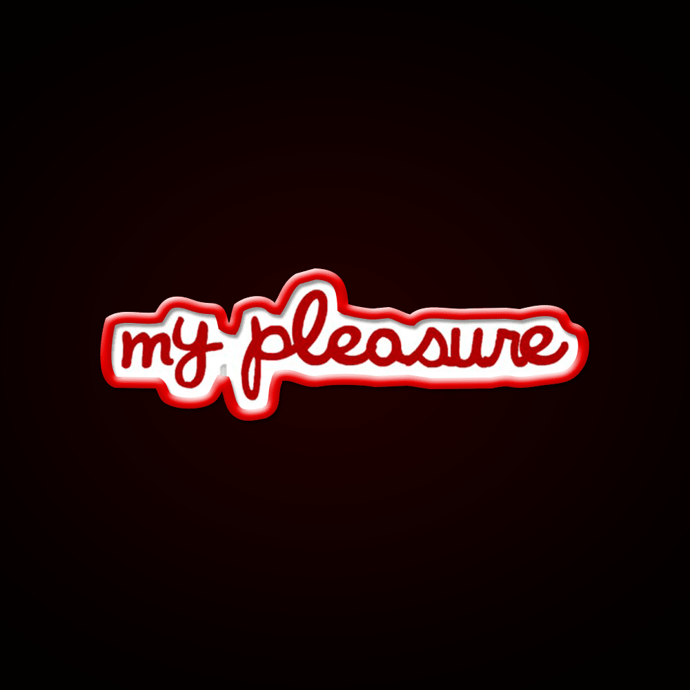 My Pleasure Fast Food Led Neon Sign For Burger Place Rgb Color - Shineneon