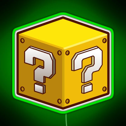 Mystery Block Rgb Neon Sign - LED neon sign view 7