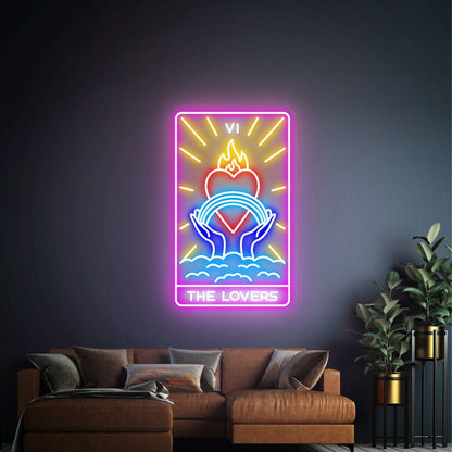 Mystical Touch To Your Game Room Tarot Cards Led Neon Sign | Shineneon