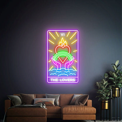 Mystical Touch To Your Game Room Tarot Cards Led Neon Sign | Shineneon