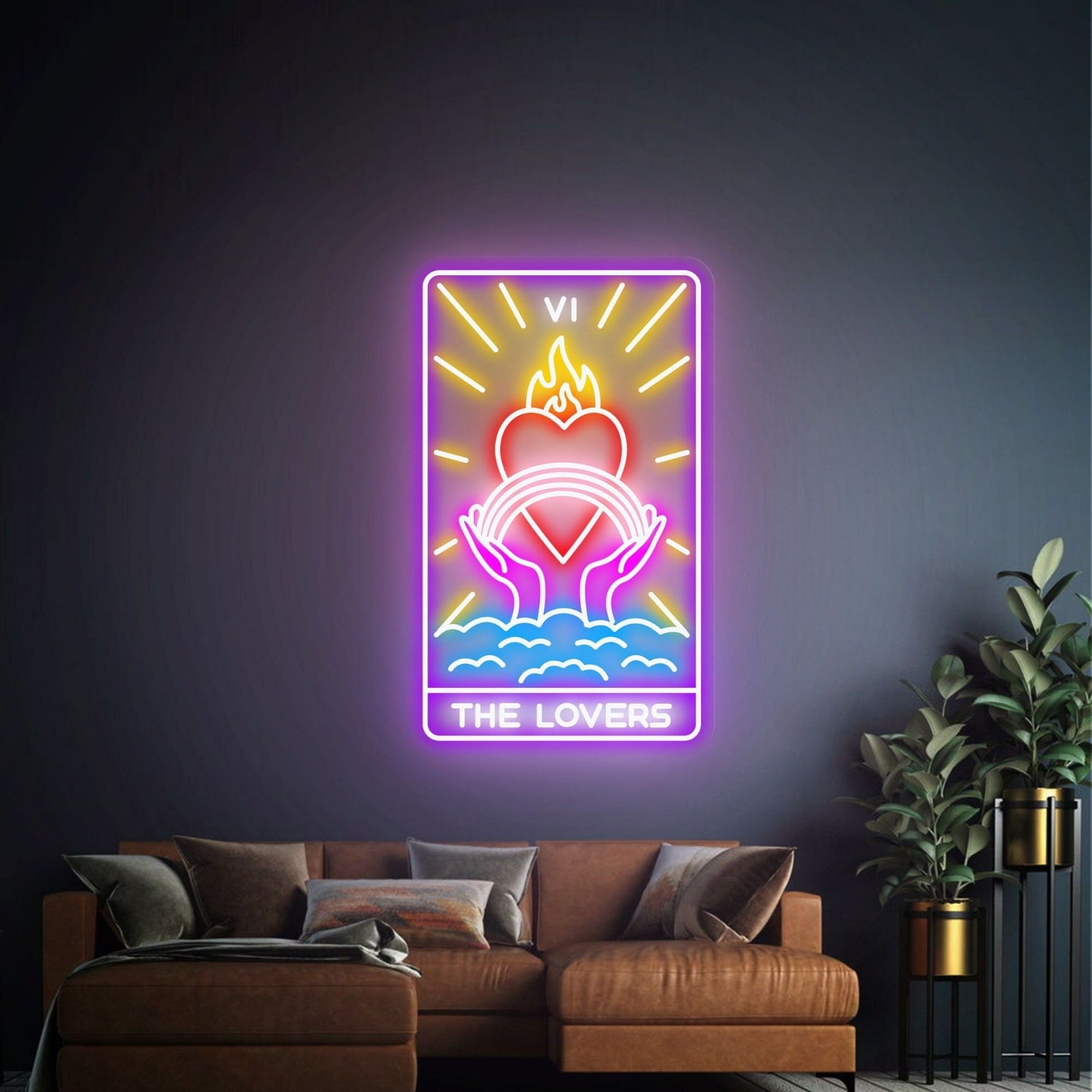 Mystical Touch To Your Game Room Tarot Cards Led Neon Sign | Shineneon