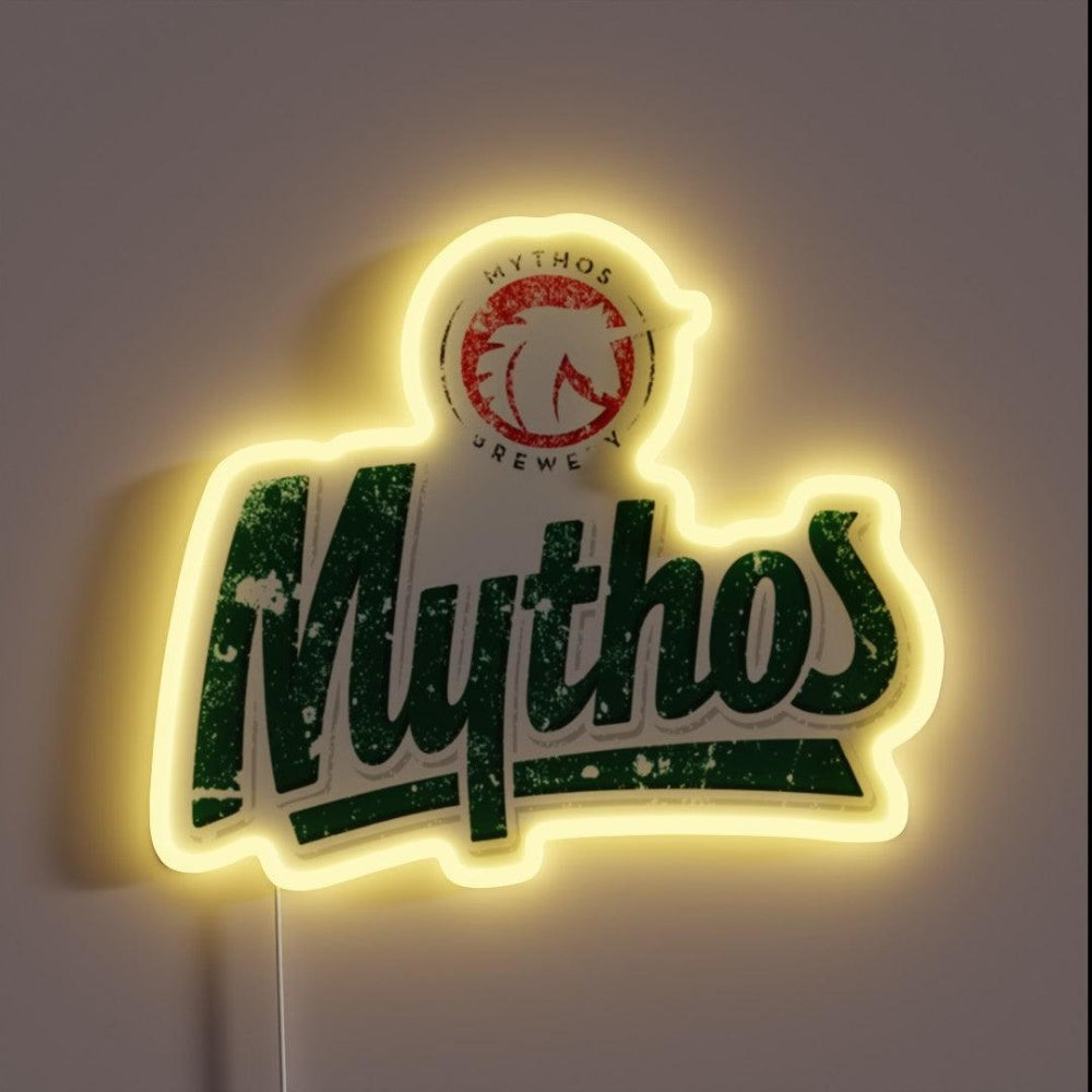 Mythos Brewery Greece Rgb Led Neon Sign - Custom LED neon sign front view