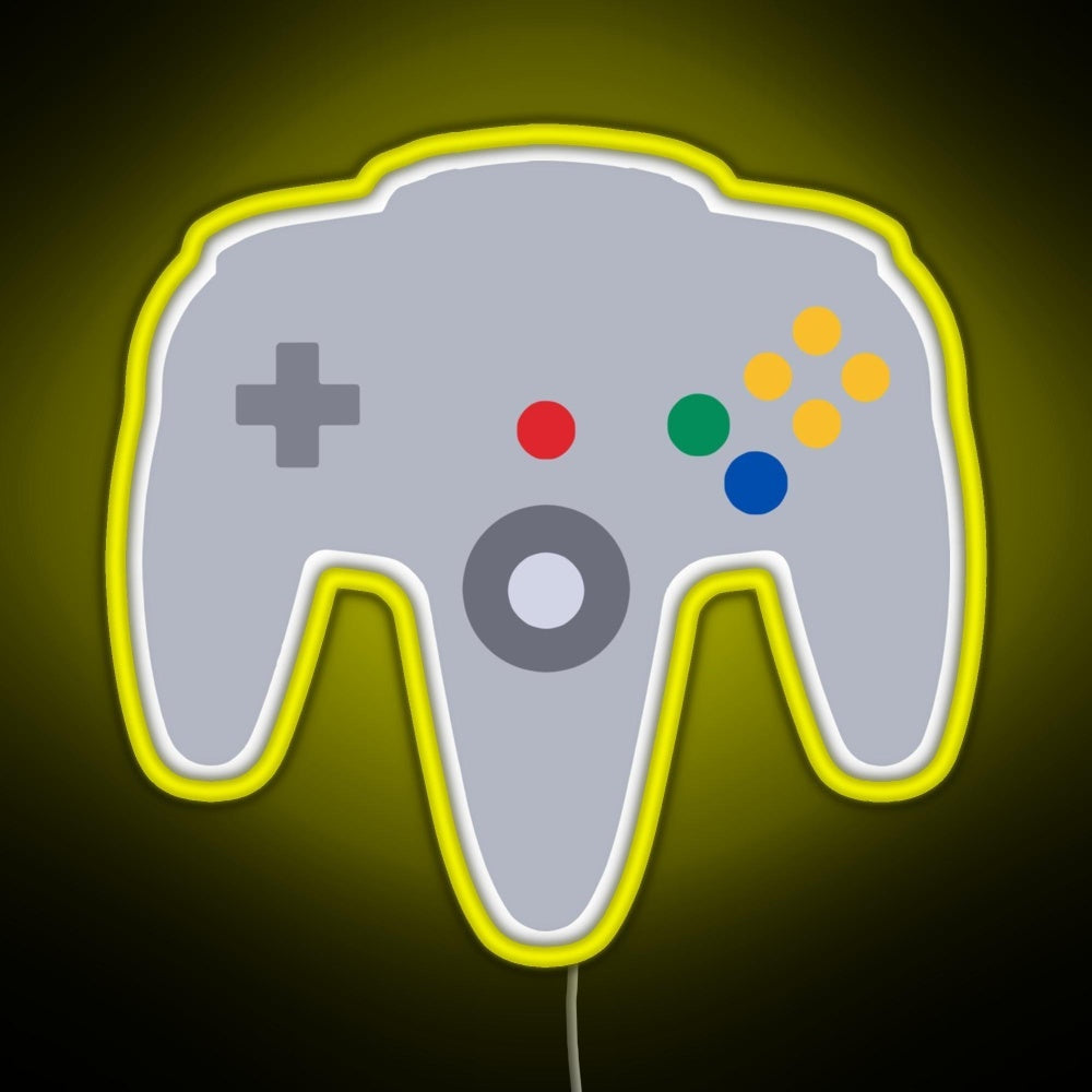 N64 Controller Rgb Neon Sign