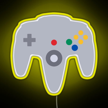 N64 Controller Rgb Neon Sign