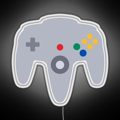 N64 Controller Rgb Neon Sign - Size and dimension reference
