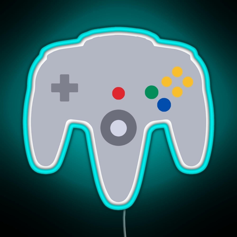 N64 Controller Rgb Neon Sign - LED neon sign view 5