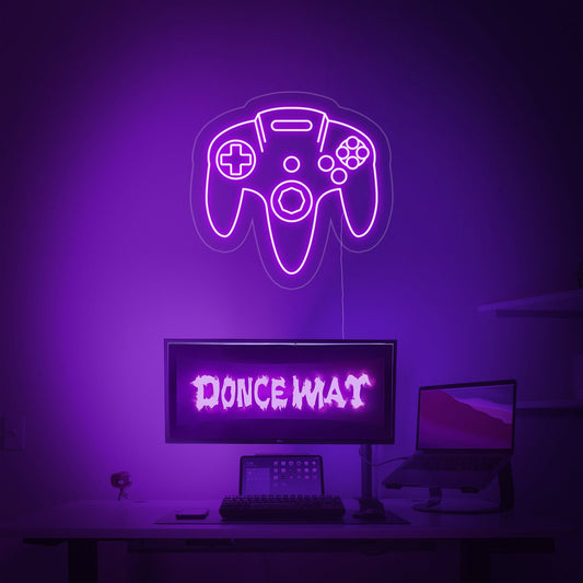 N64 Game Controller Game Room Decor Led Neon Sign For Game Room