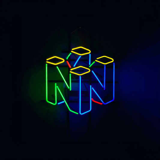 N64 Logo Game Room Wall Decor Led Neon Sign For Game Room