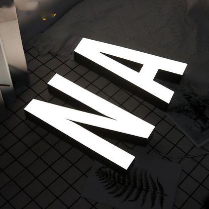 Na 3D Frontlit Letters Metal Led Sign - Shineneon