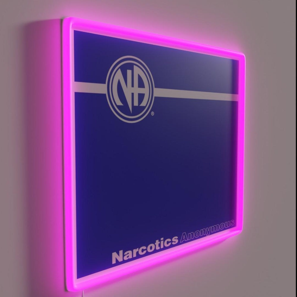 Na Basic Text Book Narcotics Gift Rgb Led Neon Sign - LED neon sign close-up detail