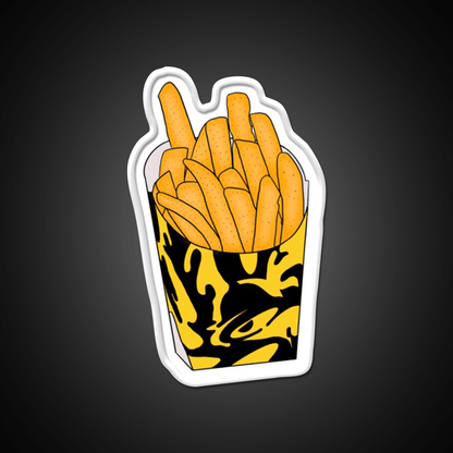 Nacho Fries Fast Food Led Neon Sign For Burger Place Rgb Color - Shineneon