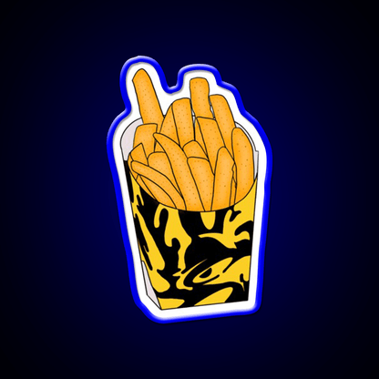 Nacho Fries Fast Food Led Neon Sign For Burger Place Rgb Color - Shineneon