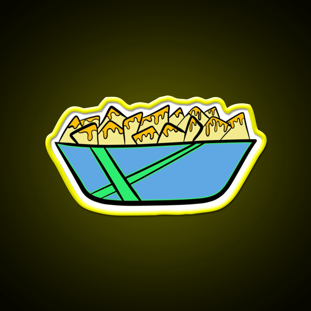 Nacho Snack Food Led Neon Sign Rgb Color - Shineneon