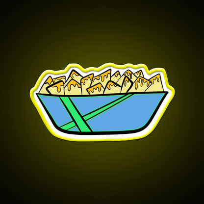 Nacho Snack Food Led Neon Sign Rgb Color - Shineneon
